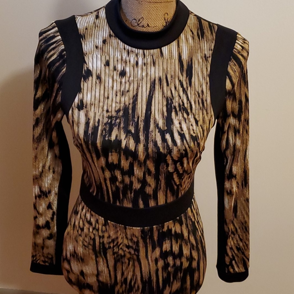 Animal print dress